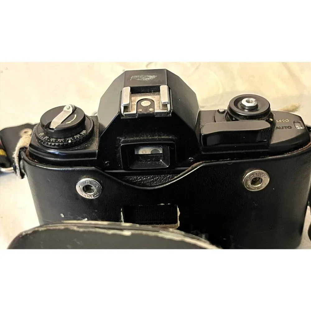 Nikon Lens Series EM 50mm 1:1.8 LOT W/ MDE Motor Drive SS-10 Flash & Kiron MC7